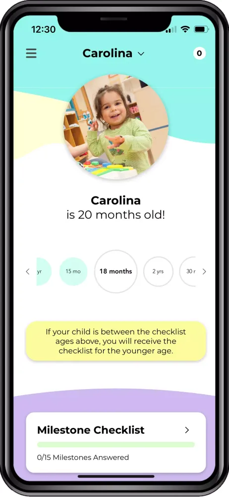 CDC Milestone Tracker سکرین شاٹس