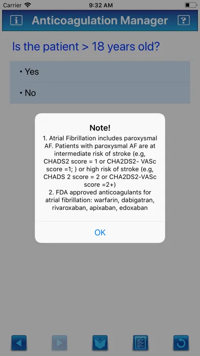 Capturas de pantalla de Anticoagulation Manager