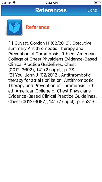 Capturas de pantalla de Anticoagulation Manager