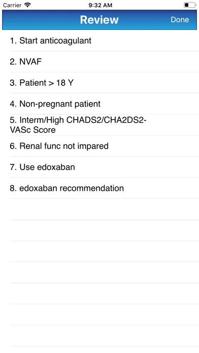 Capturas de pantalla de Anticoagulation Manager