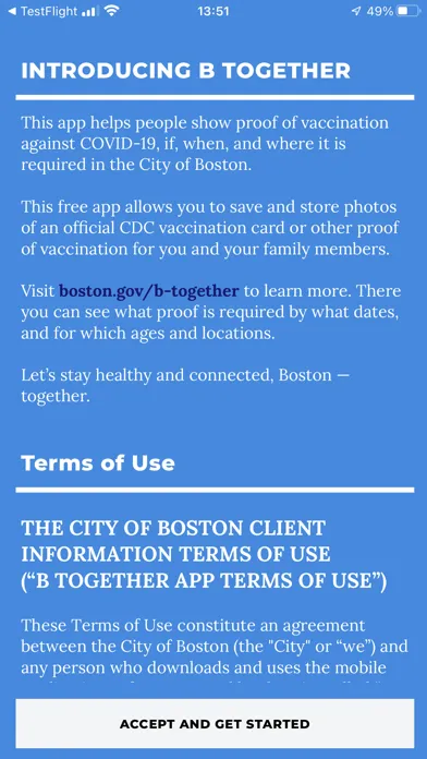 Ảnh chụp màn hình của B Together - City of Boston