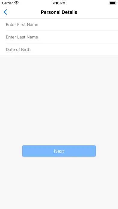 Tangkapan layar DFS Document Uploads