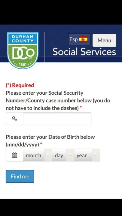 Durham DSS Mobile App スクリーンショット