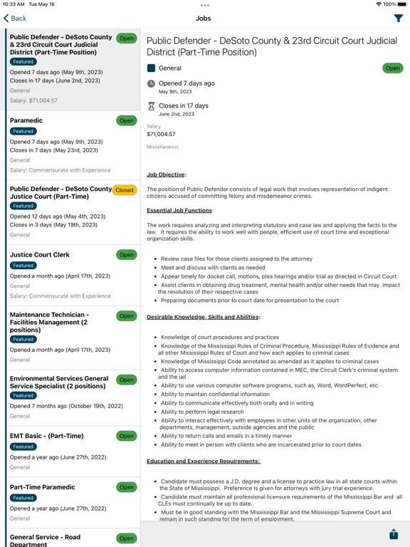 DeSoto County Connect iPad  स्क्रीनशॉट