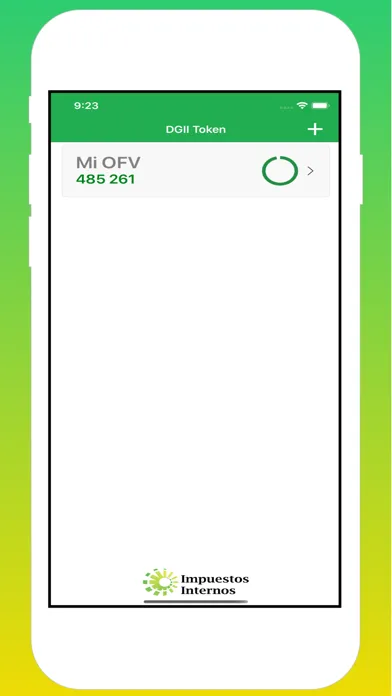 Capturas de pantalla de DGII Token