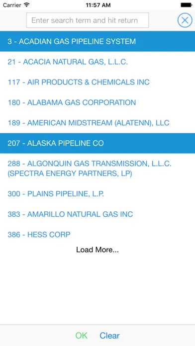 Pipeline Info Mgmt Mapping سکرین شاٹس