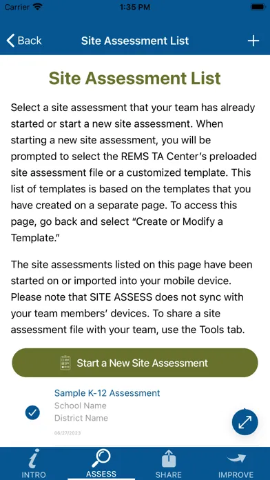 SITE ASSESS应用截图