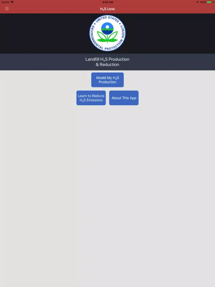 EPA H2S Calculator iPad 应用截图