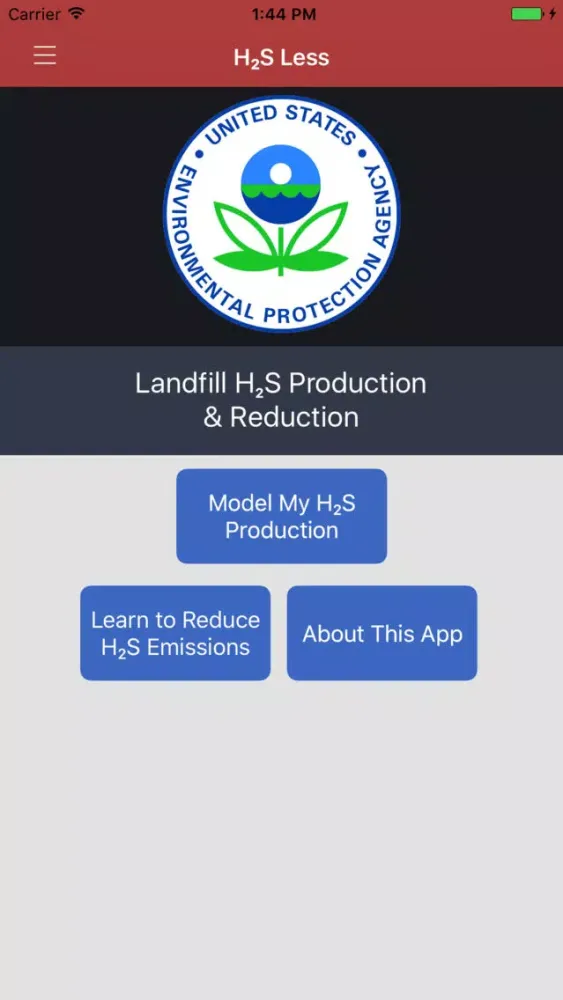 EPA H2S Calculator应用截图