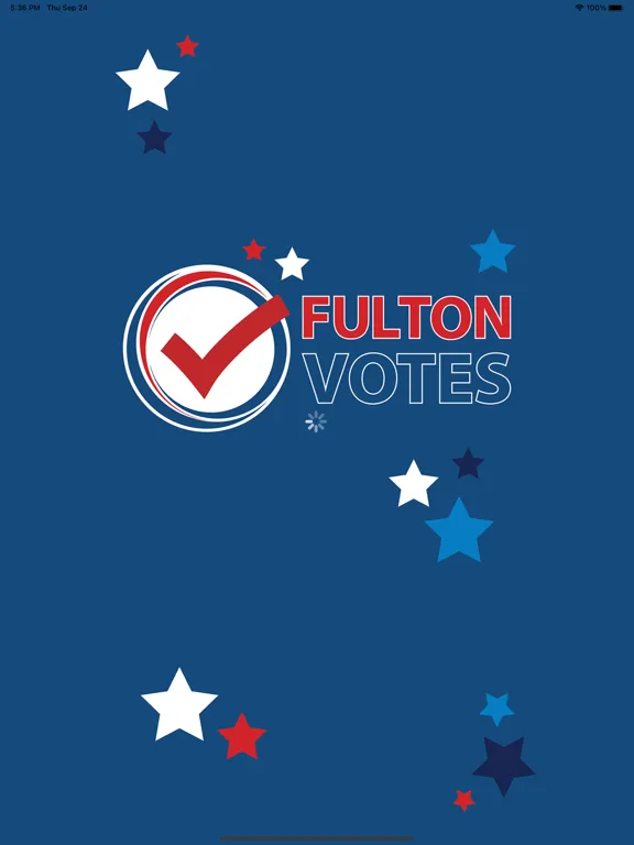 Ảnh chụp màn hình của Fulton County Votes iPad 