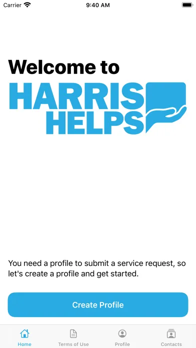 Capturas de tela do Harris Helps