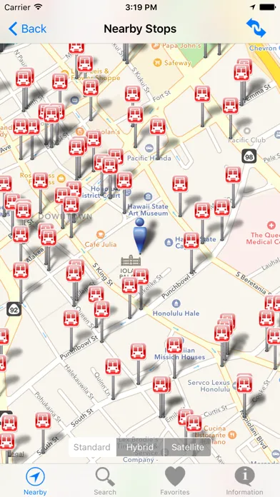 Скриншоты DaBus2 - The Oahu Bus App