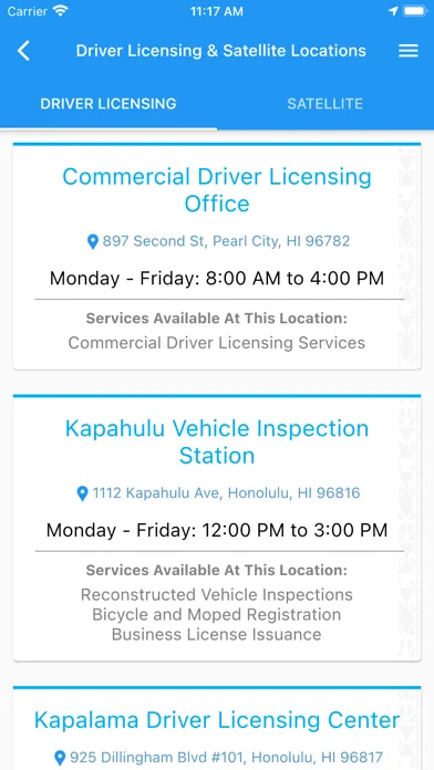 HNL Info Screenshots