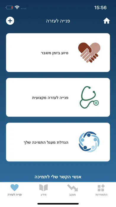 Tangkapan layar המדריך ל-PTSD