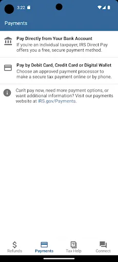 IRS2Go Ekran Görüntüleri