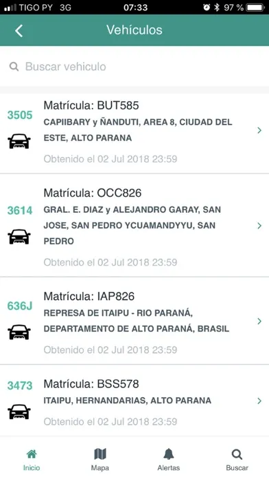 Capturas de tela do Transportes ITAIPU
