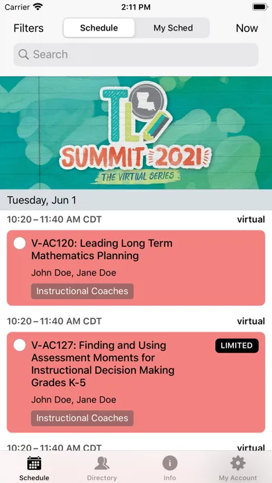 ภาพหน้าจอของ Teacher Leader Summit Virtual