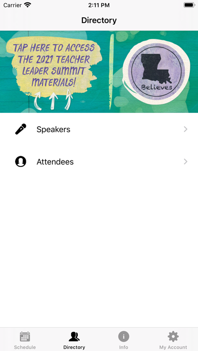 Zrzuty ekranu Teacher Leader Summit Virtual