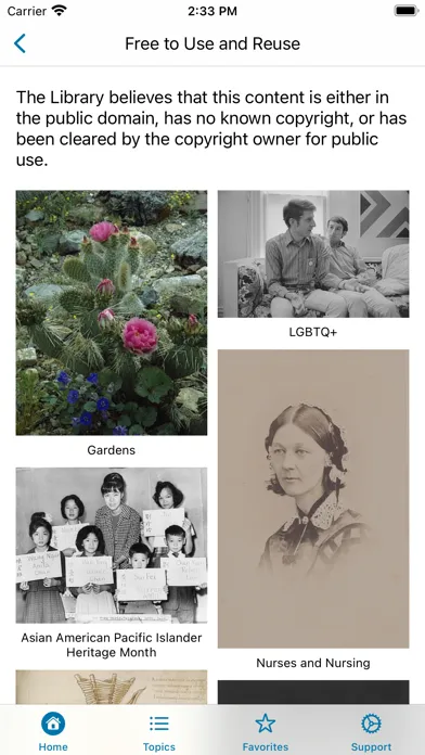 LOC Collections Ekran Görüntüleri