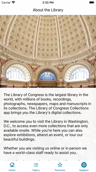 LOC Collections Ekran Görüntüleri