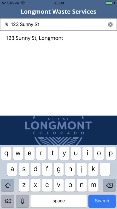 Capturas de pantalla de Longmont Waste Services