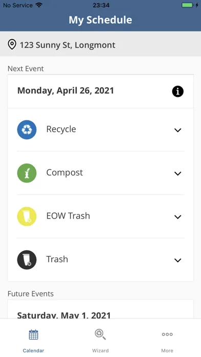 Capturas de pantalla de Longmont Waste Services