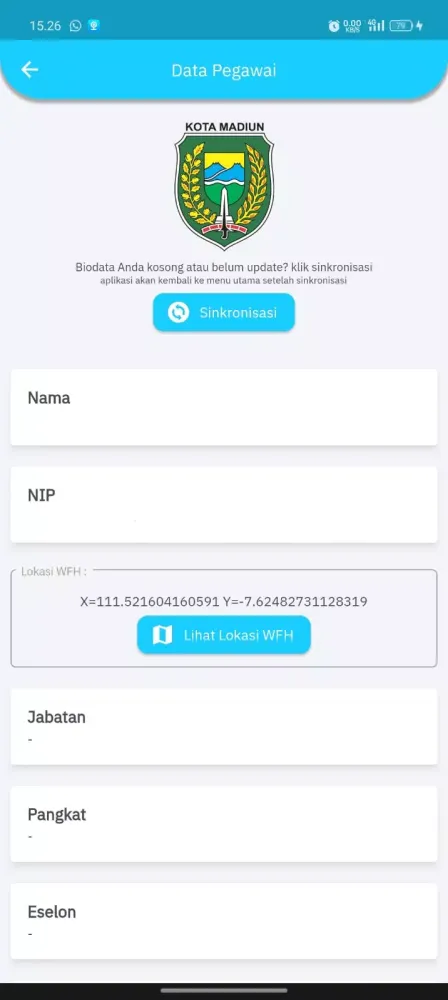 E-kinerja Kota Madiun Ekran Görüntüleri
