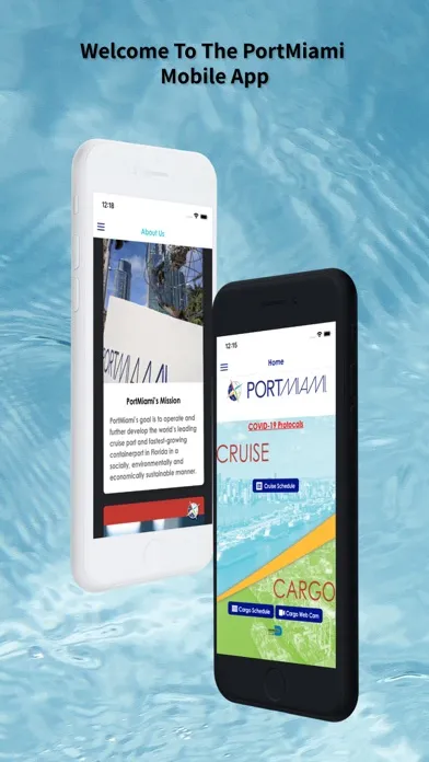 Captures d'écran de Port Miami Official