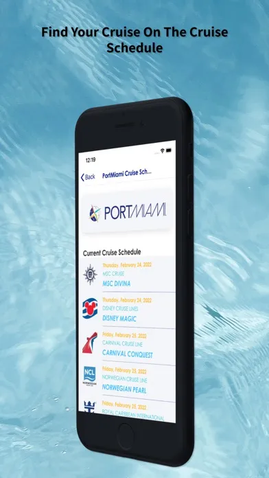 Captures d'écran de Port Miami Official