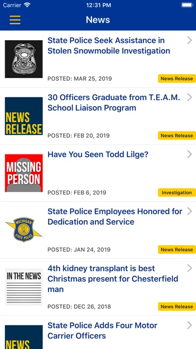 تصاویر Michigan State Police