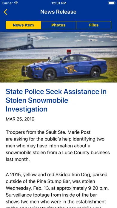 تصاویر Michigan State Police