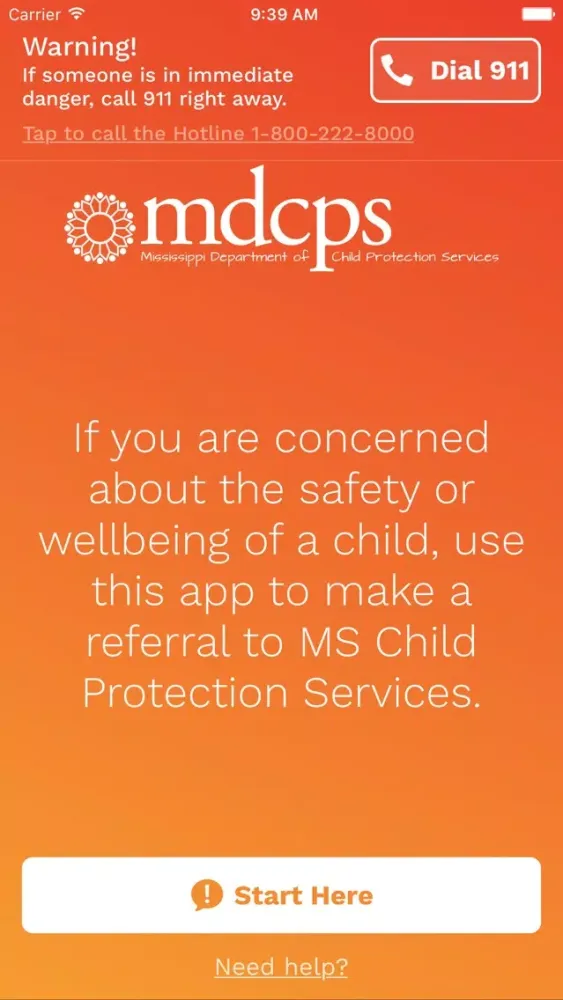 MDCPS Report Child Abuse سکرین شاٹس