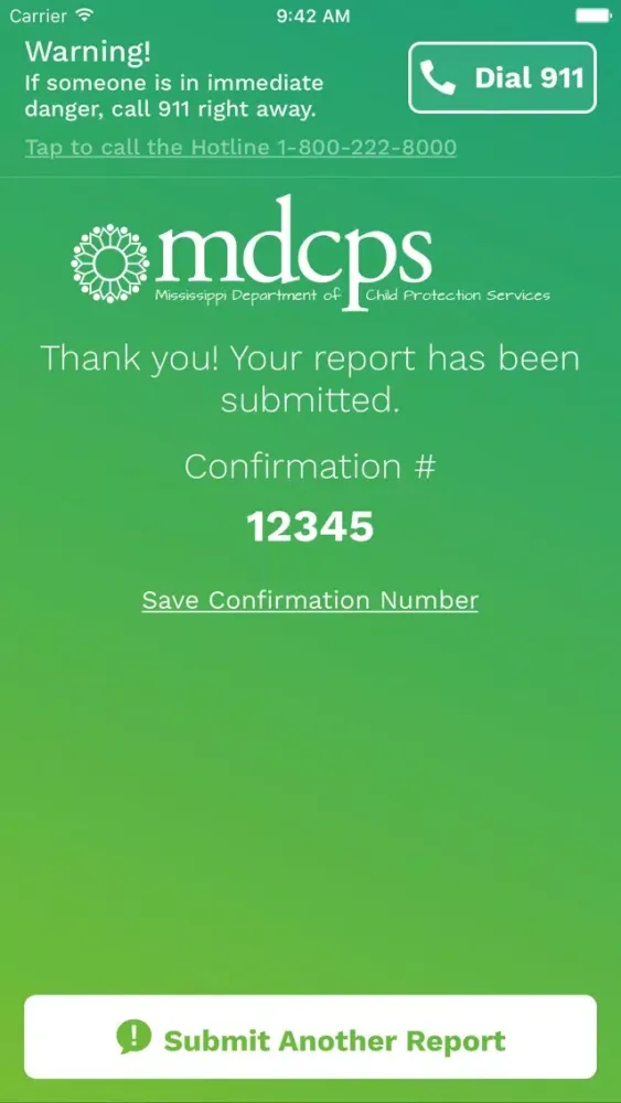 MDCPS Report Child Abuse سکرین شاٹس