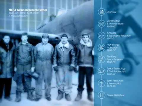 NASA Glenn Research Center: The Early Years iPad  Screenshots