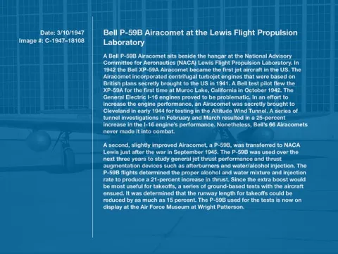 NASA Glenn Research Center: The Early Years iPad  Screenshots