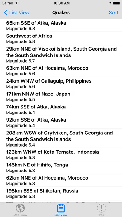 Capturas de tela do Hazards and Population Mapper