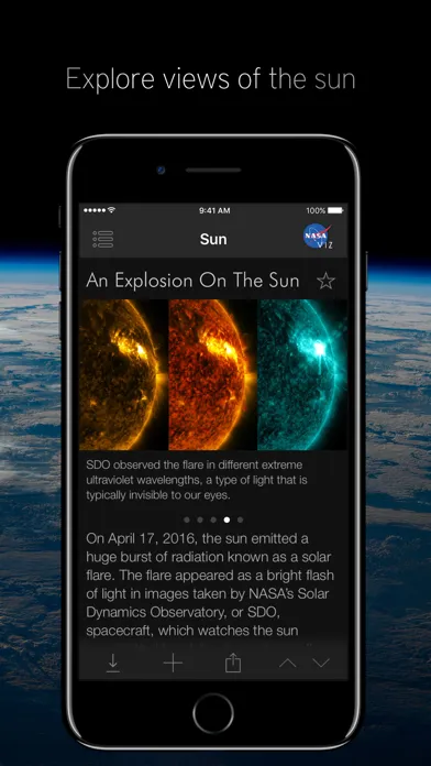 NASA Visualization Explorer स्क्रीनशॉट