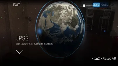 Captures d'écran de WeatherSats AR