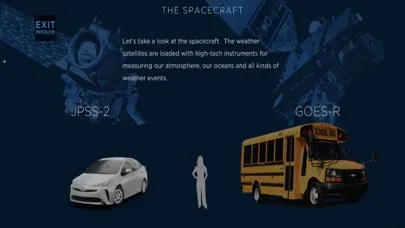 Captures d'écran de WeatherSats AR