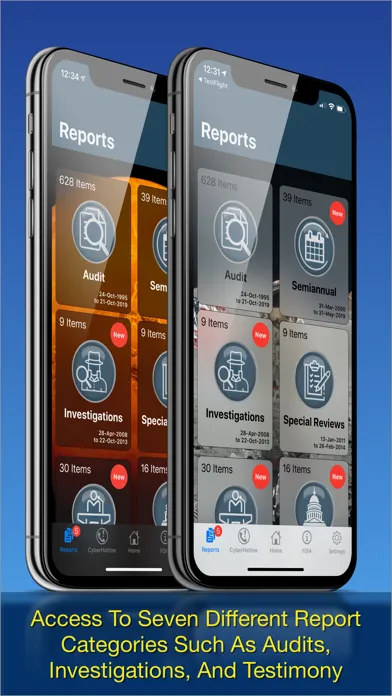 NASA OIG Mobile Screenshots