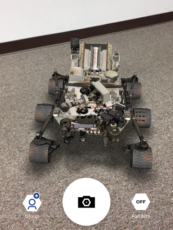 تصاویر Spacecraft AR iPad 