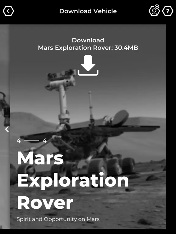 تصاویر Spacecraft AR iPad 