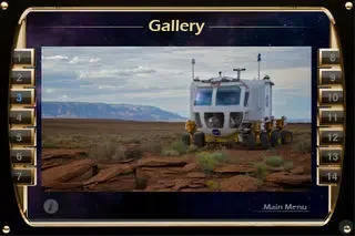 Tangkapan skrin NASA Lunar Electric Rover Simulator