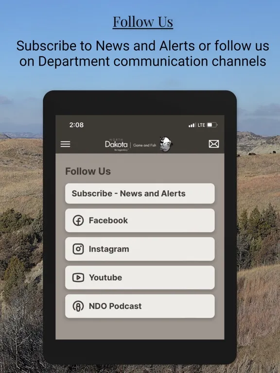 North Dakota Game and Fish iPad 应用截图