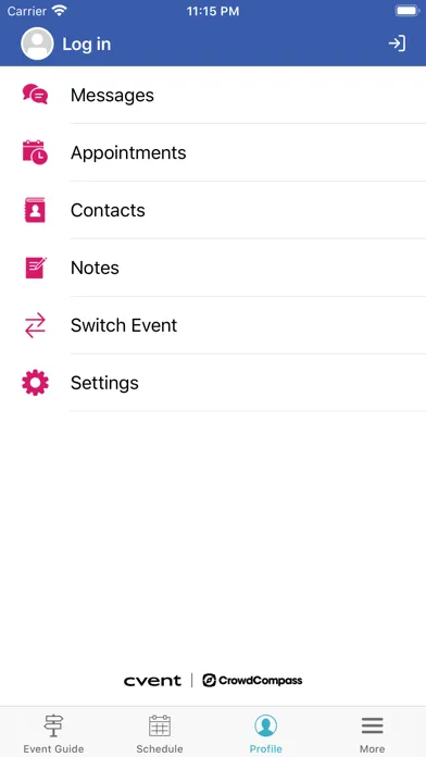 Tangkapan layar NIH NCATS Events