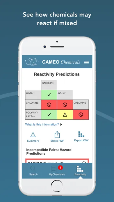 CAMEO Chemicals應用截圖