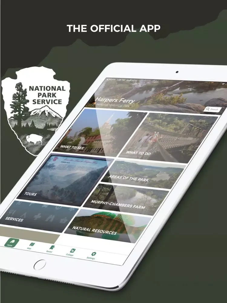 NPS Harpers Ferry iPad  スクリーンショット