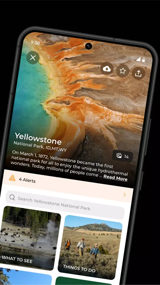 Capturas de pantalla de National Park Service