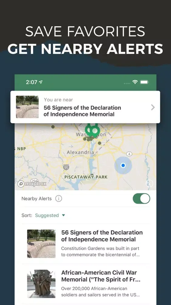 DC Area National Parks Ekran Görüntüleri