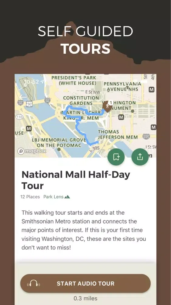 DC Area National Parks Ekran Görüntüleri